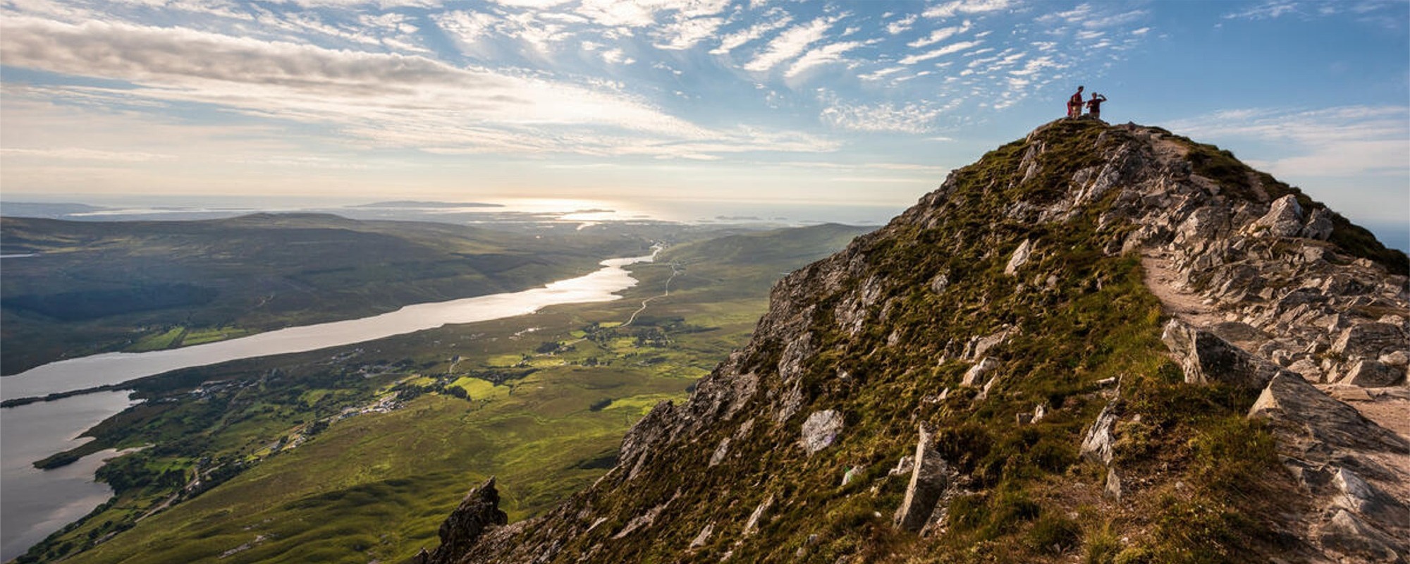 Walking up Errigal: things to do on holiday in An Fál Carrach, County Donegal, Ireland from An tSean Bheairic, Falcarragh Visitor Centre